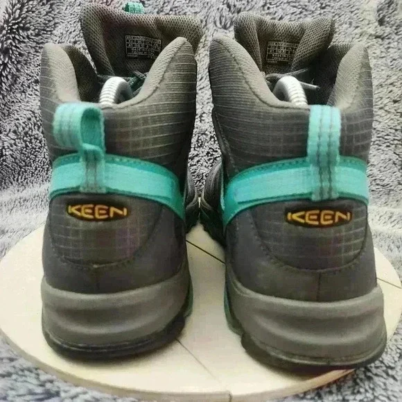 KEEN Magnet Pool Green MARSHALL MID WP Short Lace up BOOTS Womens US 10.5 - Picture 7 of 9